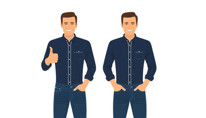 man in a shirt