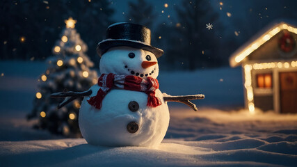Obraz premium Christmas Background Ai generated