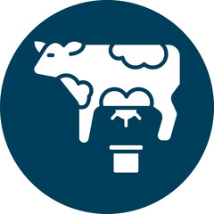 Milking Icon Design