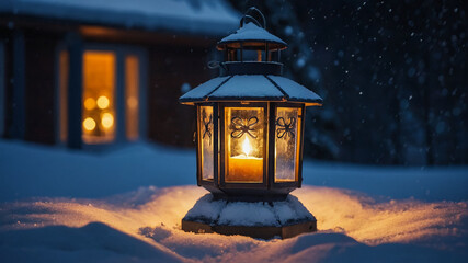 Christmas Background Ai generated