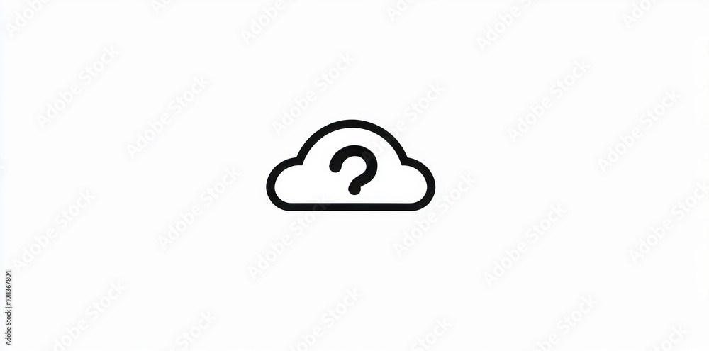 Poster digital data storage and retrieval concepts are illustrated with a silhouetted download cloud icon a