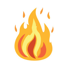 red and orange fire flame.