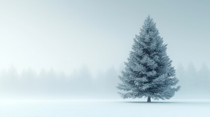 Obraz premium Frosty Pine