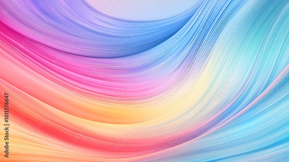 Poster a smooth, flowing abstract paint splashes background with a large, clear area for text