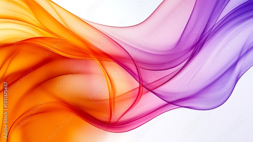 Poster a smooth, flowing abstract background with a large, clear area for text