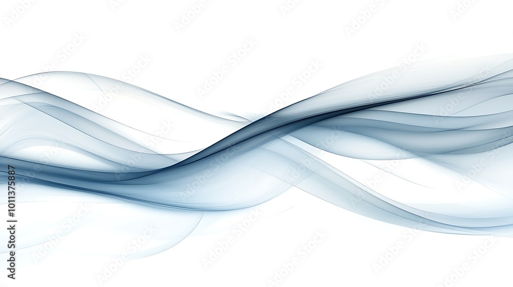 Poster a smooth, flowing abstract background with a large, clear area for text