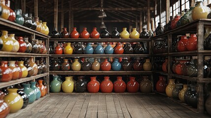 Glass factory in Murano