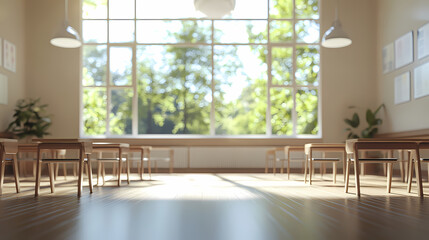 Fototapeta premium Interior of a class room