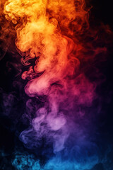 Colorful smoke