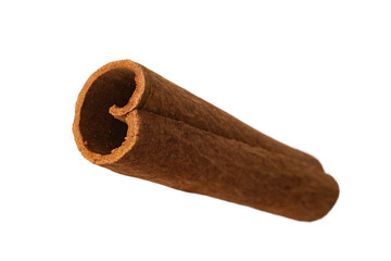 cinnamon stick isolated on a white background, spices, seasonings