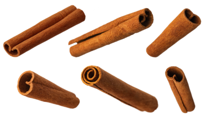 cinnamon stick isolated on a white background, spices, seasonings