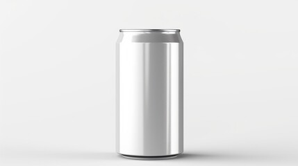 Blank can aluminum mockup design for beverage or soft drink. Neural network ai generated art