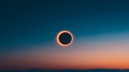 Obraz premium Total solar eclipse. Total lunar eclipse. The movement of celestial bodies within the solar system.