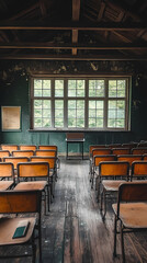Interior of a class room
