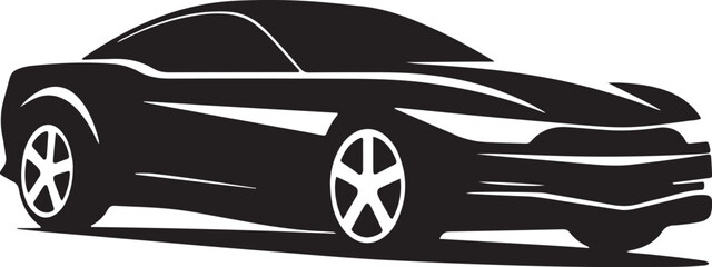 Car silhouette vector design