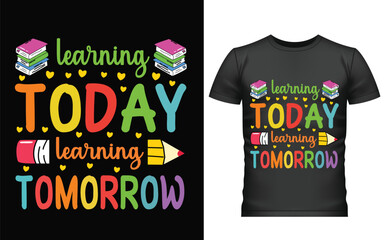 Happy 100 days of School t-shirt design , 100 days of school,100 day Smarter, t-shirt , Happy Hundred day , typography, 
