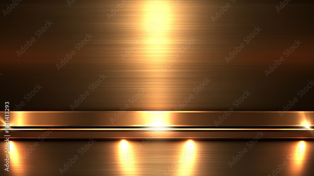 Poster a smooth, polished bronze background with a subtle shine and a large space for text