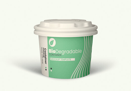 Bio Degradable Cup Mockup