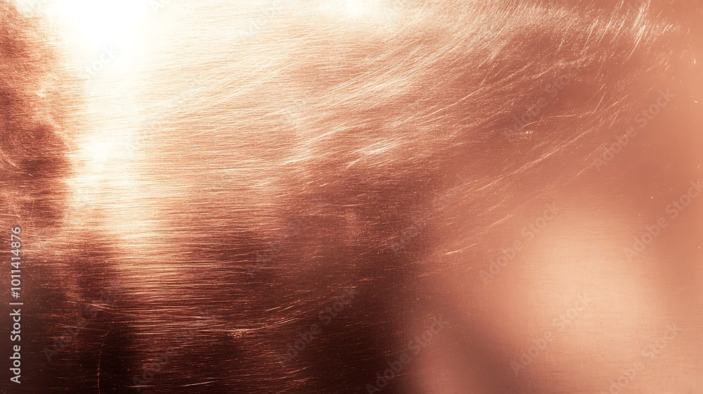 Poster a smooth, polished copper background with a subtle shine and a large space for text