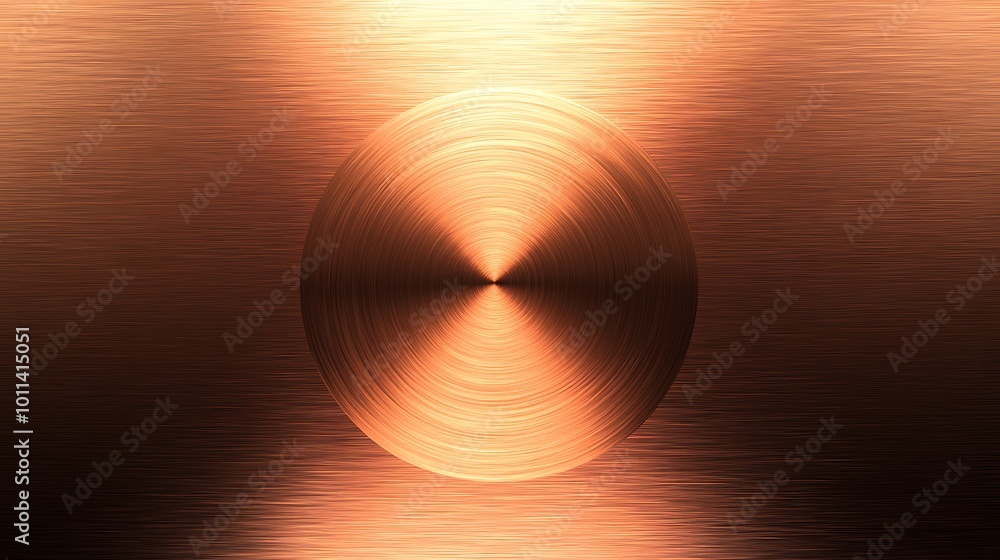 Poster a smooth, polished copper background with a subtle shine and a large space for text
