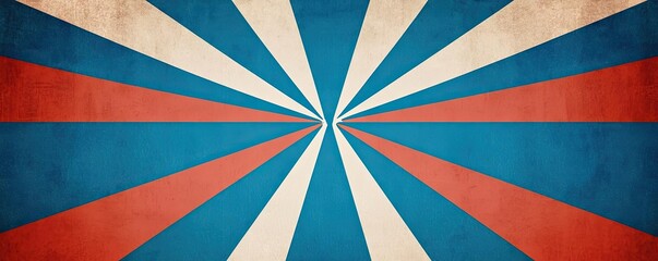 Retro circus banner with faded colors and ornate designs, ideal for customizable event advertising