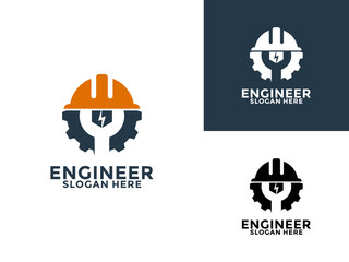 Electrical Engineering Logo design Creative Modern vector template, Engineer logo design icon