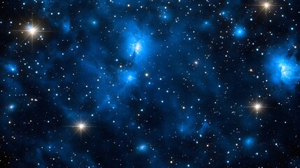 Fototapeta premium Cosmic Nebula with Stars