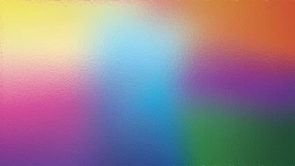 Abstract background with a vivid rainbow holographic foil texture, glass effect. Vector illustration