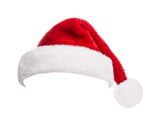 Santa Claus helper hat isolated