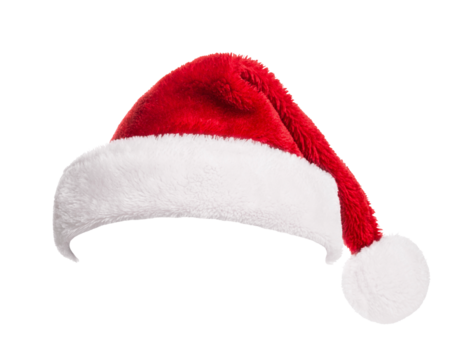 Santa Claus helper hat isolated