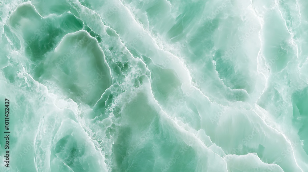 Aufkleber a smooth, polished jade background with a subtle texture and a large space for text