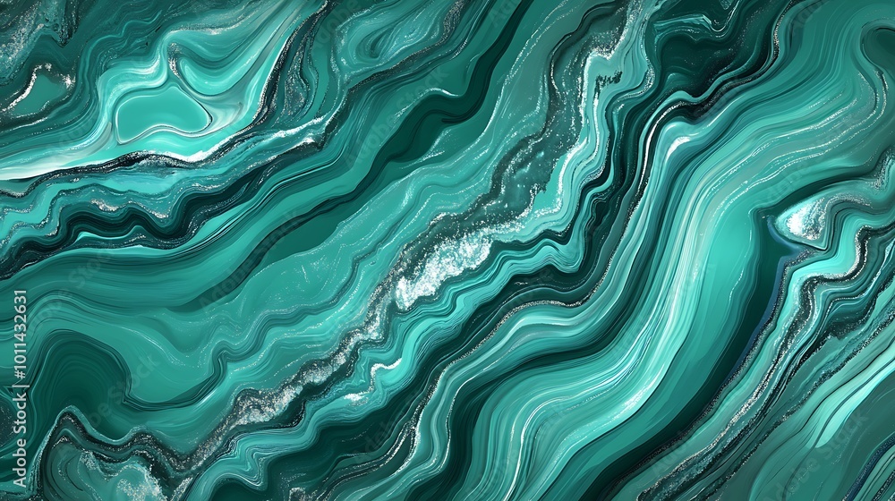 Poster a smooth, polished jade background with a subtle texture and a large space for text