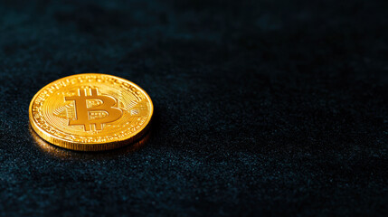 A gold coin with the letter B on it