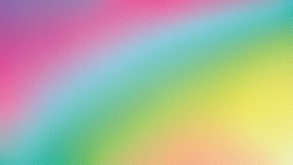 Abstract soft pastel rainbow holographic foil texture background with glass effect, cmyk color mode. Vector illustration