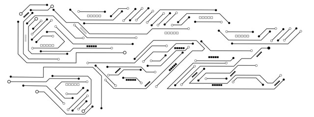 High-tech technology background. Circuit board, Abstract modern digital science technology futuristic circuit board.