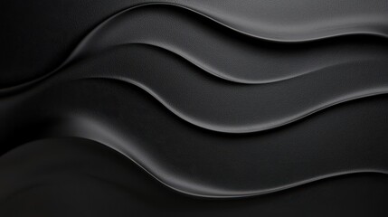 Fototapeta premium Dark black background with a subtle grainy texture, creating depth and complexity for minimalist designs.