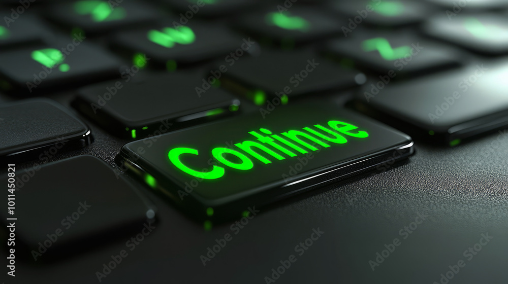 Poster high definition keyboard with striking features