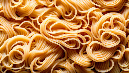 Close up of spaghetti