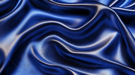 Obraz premium A smooth, polished sapphire background with a subtle texture and a large space for text