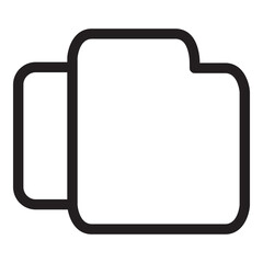 Boxer glove icon in outline style. Simple sports symbol vector illustration — pixel-perfect icon.