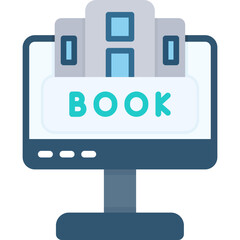 Online Hotel Booking Icon