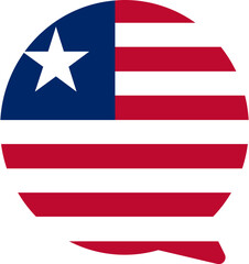 Liberia Falg on Chat Icon