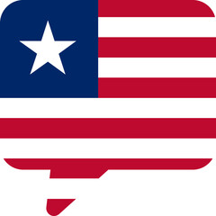 Chat Icon of Liberia Flag