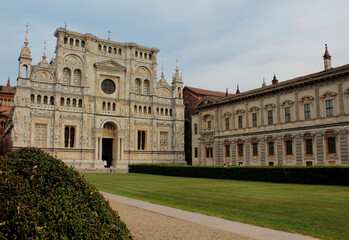 Fototapeta premium Certosa di pavia, Italy