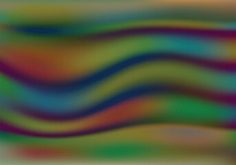Wavy gradient multi color vector illustration