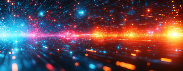 Fototapeta premium Digital background for tech, AI, data, audio, graph, Ai