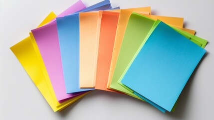 Colorful Paper Sheets Rainbow Pattern Background   Design and Crafts