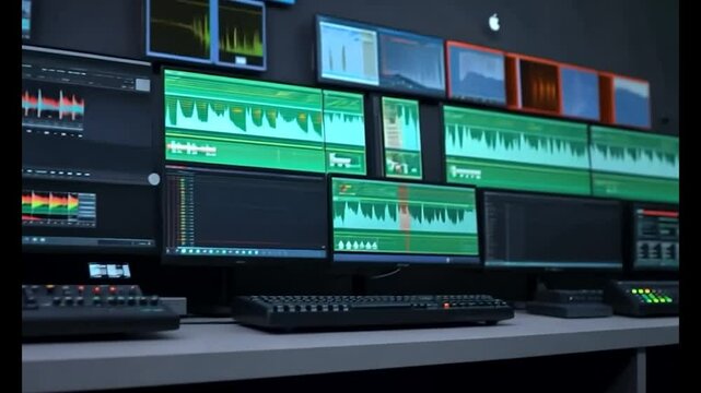 Software Interface for Video Editing in Film and Television, Designed for Professional Post-Production of Photos and Videos in Movie Making