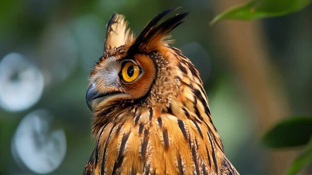 Buffy Fish Owl with this stunning headshot