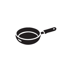 Frying Pan Silhouette Cooking Icon
